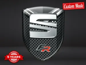 Seat Décalcos Bombés Auto Max Durable Style Pro